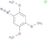 Benzenediazonium, 2,4,5-trimethoxy-, chloride