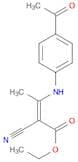 2-Butenoic acid, 3-[(4-acetylphenyl)amino]-2-cyano-, ethyl ester, (Z)-