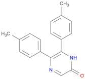2(1H)-Pyrazinone, 5,6-bis(4-methylphenyl)-