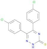 1,2,4-Triazine-3(2H)-thione, 5,6-bis(4-chlorophenyl)-