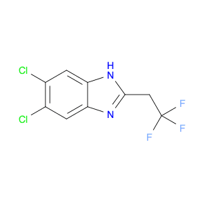 5,6-DICHLORO-2-(2,2,2-TRIFLUOROETHYL)-1H-BENZO[D]IMIDAZOLE