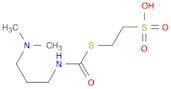 Ethanesulfonic acid, 2-[[[[3-(dimethylamino)propyl]amino]carbonyl]thio]-
