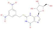 Xanthosine, 2-S-[(3,5-dinitrophenyl)methyl]-2-thio-
