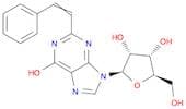 Inosine, 2-(2-phenylethenyl)-