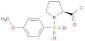 2-Pyrrolidinecarbonyl chloride, 1-[(4-methoxyphenyl)sulfonyl]-, (S)-