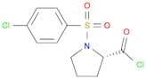 2-Pyrrolidinecarbonyl chloride, 1-[(4-chlorophenyl)sulfonyl]-, (S)-