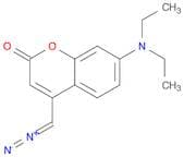 2H-1-Benzopyran-2-one,4-(diazomethyl)-7-(diethylamino)-