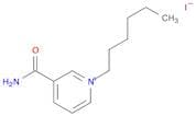 Pyridinium, 3-(aminocarbonyl)-1-hexyl-, iodide