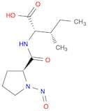 (2S,3S)-3-methyl-2-[[(2S)-1-nitrosopyrrolidine-2-carbonyl]amino]pentanoic acid