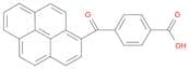 Benzoic acid, 4-(1-pyrenylcarbonyl)-