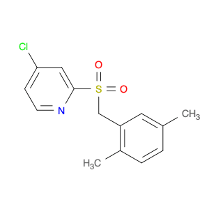 Pyridine, 4-chloro-2-[[(2,5-dimethylphenyl)methyl]sulfonyl]-