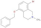 Isoquinoline, 8-bromo-1,2,3,4-tetrahydro-2-methyl-5-(phenylmethoxy)-