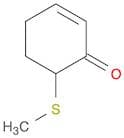 2-Cyclohexen-1-one, 6-(methylthio)-