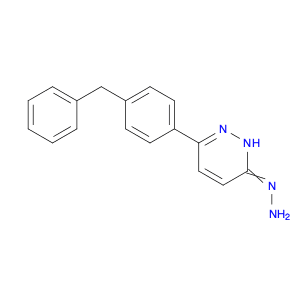 3(2H)-Pyridazinone, 6-[4-(phenylmethyl)phenyl]-, hydrazone