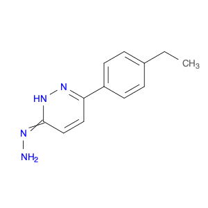 3(2H)-Pyridazinone, 6-(4-ethylphenyl)-, hydrazone