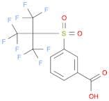 Benzoic acid, 3-[[2,2,2-trifluoro-1,1-bis(trifluoromethyl)ethyl]sulfonyl]-