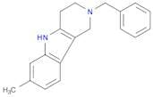 1H-Pyrido[4,3-b]indole, 2,3,4,5-tetrahydro-7-methyl-2-(phenylmethyl)-