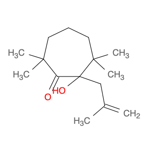 Cycloheptanone, 2-hydroxy-3,3,7,7-tetramethyl-2-(2-methyl-2-propenyl)-