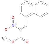 2-Propenoic acid, 3-(1-naphthalenyl)-2-nitro-, methyl ester