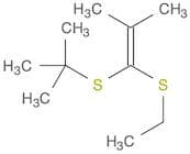 1-Propene, 1-[(1,1-dimethylethyl)thio]-1-(ethylthio)-2-methyl-