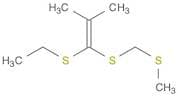 1-Propene, 1-(ethylthio)-2-methyl-1-[[(methylthio)methyl]thio]-