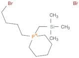 Phosphorinanium, 1-(4-bromobutyl)-1-[(trimethylsilyl)methyl]-, bromide
