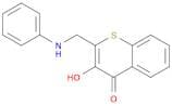4H-1-Benzothiopyran-4-one, 3-hydroxy-2-[(phenylamino)methyl]-