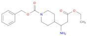 3-Amino-3-(4'-cbz)piperidine-propionic acid ethyl ester