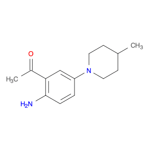 1-(2-Amino-5-(4-methylpiperidin-1-yl)phenyl)ethanone