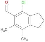 1H-Indene-5-carboxaldehyde, 4-chloro-2,3-dihydro-6,7-dimethyl-