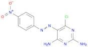 2,4-Pyrimidinediamine, 6-chloro-5-[(4-nitrophenyl)azo]-