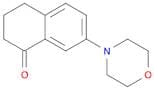 1(2H)-Naphthalenone, 3,4-dihydro-7-(4-morpholinyl)-