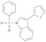 1H-Indole, 1-(phenylsulfonyl)-3-(2-thienyl)-