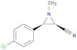 2-Aziridinecarbonitrile, 3-(4-chlorophenyl)-1-methyl-, cis-