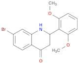 4(1H)-Quinolinone, 7-bromo-2-(2,6-dimethoxyphenyl)-2,3-dihydro-