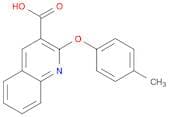 3-Quinolinecarboxylic acid, 2-(4-methylphenoxy)-