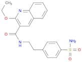 3-Quinolinecarboxamide, N-[2-[4-(aminosulfonyl)phenyl]ethyl]-2-ethoxy-