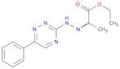 Propanoic acid, 2-[(6-phenyl-1,2,4-triazin-3-yl)hydrazono]-, ethyl ester