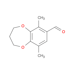 2H-1,5-Benzodioxepin-7-carboxaldehyde, 3,4-dihydro-6,9-dimethyl-
