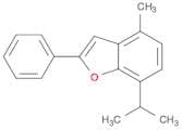 Benzofuran, 4-methyl-7-(1-methylethyl)-2-phenyl-