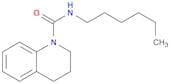 1(2H)-Quinolinecarboxamide, N-hexyl-3,4-dihydro-