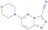 1,2,4-Triazolo[4,3-b]pyridazine-3-carbonitrile, 6-(4-morpholinyl)-