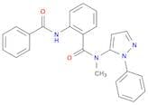 Benzamide, 2-(benzoylamino)-N-methyl-N-(1-phenyl-1H-pyrazol-5-yl)-