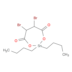 1,3,2-Dioxastannepane-4,7-dione, 5,6-dibromo-2,2-dibutyl-