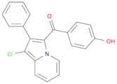 Methanone, (1-chloro-2-phenyl-3-indolizinyl)(4-hydroxyphenyl)-