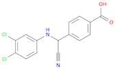 Benzoic acid, 4-[cyano[(3,4-dichlorophenyl)amino]methyl]-