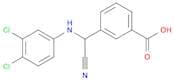 Benzoic acid, 3-[cyano[(3,4-dichlorophenyl)amino]methyl]-