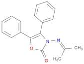2(3H)-Oxazolone, 3-[(1-methylethylidene)amino]-4,5-diphenyl-