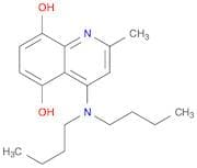 5,8-Quinolinediol, 4-(dibutylamino)-2-methyl-