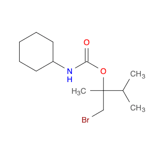 Carbamic acid, cyclohexyl-, 1-(bromomethyl)-1,2-dimethylpropyl ester